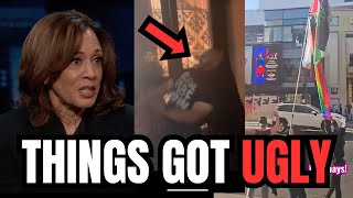 The Left’s Infighting Continues Kamala Harris Gets Heckled On The Jimmy Kimmel Show [upl. by Marne]