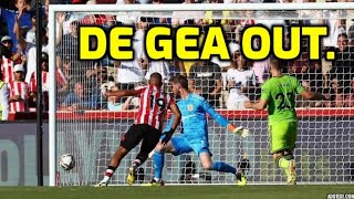 David De Gea OUT [upl. by Suiraj]