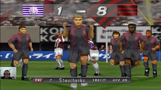 Winning Eleven 2002 AC Milan 10 Master League PES 2 [upl. by Biddie206]