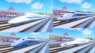 Roblox Trains Express  Every train at full speed [upl. by Yakcm]