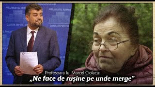 Profesoara lui Marcel Ciolacu „Ne face de rușine pe unde merge“ [upl. by Ecniuq72]