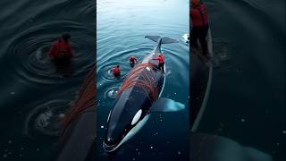 The story of sailors rescuing a killer whale in di [upl. by Felic]