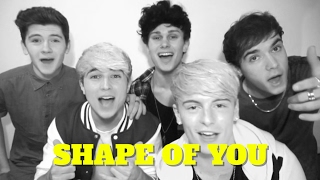 Shape Of You  Ed Sheeran SPANISH Boyband Cover [upl. by Aivatan728]