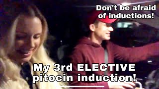 LABOR AND DELIVERY Vlog Elective Induction Pitocin Epidural Positive Experience [upl. by Zednanreh]