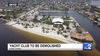 Cape Coral Yacht Club to be demolished after decades of history [upl. by Husain]