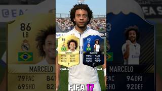 🇧🇷 MARCELO worst vs best card in EVERY FIFA 1022⚽shorts fifa eafc24 fc24 marcelo [upl. by Walburga]