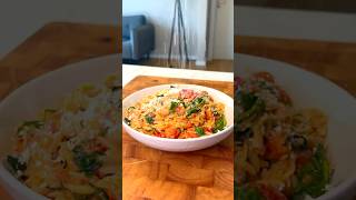 Easy OneTray Baked Orzo Recipe with Roasted Cherry Tomatoes  Creamy amp Flavorful Vegan Dish [upl. by Eiramyllek547]