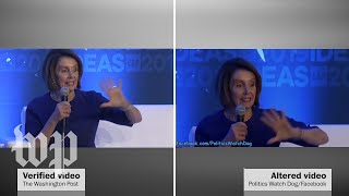 Pelosi videos manipulated to make her appear drunk are being shared on social media [upl. by Ihdin]