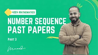 Number Sequence Past Papers 2013  Square and Cube Numbers  Quadratic  Vertical  O levels Maths [upl. by Breger]