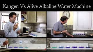 Which Alkaline Water Machine to Buy Alive Ionizer vs Kangen Water Machines  pH Test 1 [upl. by Enimaj]