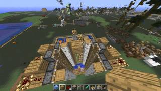 Minecraft tutorial How to build a fast and efficient treefarm [upl. by Nyrmac]