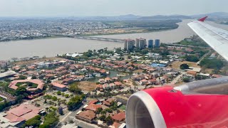 Landing in Guayaquil Ecuador  Avianca Airbus A320 [upl. by Gally]