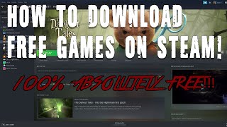 How to download free games on steam [upl. by Bovill707]