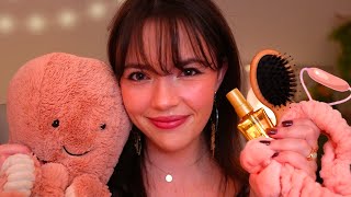 ASMR Getting You Ready For Bed amp Tucking You In ✨ hair care skincare pampering layered sounds [upl. by Han533]