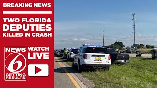 BREAKING NEWS  News conference after two Florida deputies die in crash [upl. by Htilil446]