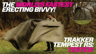 TRAKKER TEMPEST RS THE WORLDS FASTEST SETUP BIVVY [upl. by Andree]