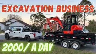 How to start a Skid Steer Business  Week in the Life of Excavation Business Owner [upl. by Suzanne713]