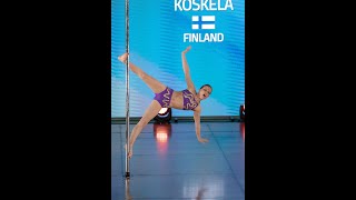 Mandi Koskela Posa World champion juniorA 2022 Choreography Oona Antinjuntti [upl. by Etana74]