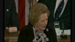 Margaret Thatcher Speech to Congress Part 4 [upl. by Lexy313]