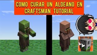 Tutorial Como Curar un Aldeano en Craftsman😄 [upl. by Aihsar]