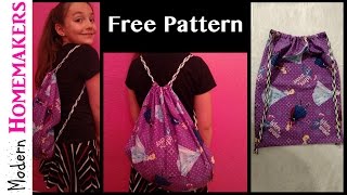 How To Make A Drawstring Bag Part 1 [upl. by Ymme]