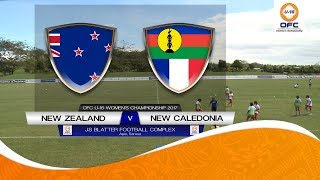 OFC U16 WOMENS CHAMPIONSHIP  Preview  New Zealand v New Caledonia [upl. by Zucker]