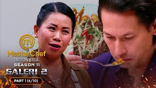 AUTO PANIK Tahu Bumbu Kanthi Dilepeh Chef Juna  Galeri 2 Part 1 410  MASTERCHEF INDONESIA [upl. by Aititel]