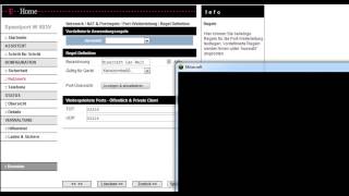 Tutorial Port Freischalten Telekom [upl. by Lerret]