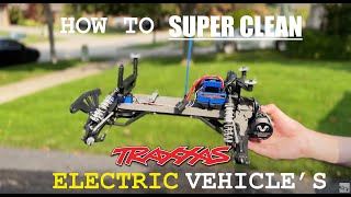 How to SUPERCLEAN a Traxxas Electric Vehicle [upl. by Nabila]