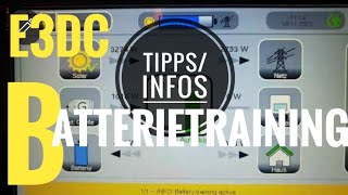 Batterietraining am E3DC Hauskraftwerk Tipp und Praxisbeispiel [upl. by Ellehcirt]