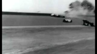 Indy 500 Fifteen Car Pile Up 1958 [upl. by Dyrraj377]