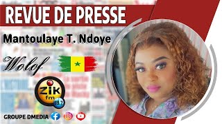 Revue de Presse wolof de Zik Fm Sen Tv du mardi 26 novembre 2024 avec Mantoulaye Thioub Ndoye [upl. by Irby]