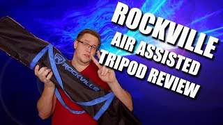 DJ Tips Rockville Air Assisted DJ Tripods Review [upl. by Sculley]