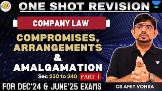 Lec 1 Company Law One Shot Full Syllabus Revision CS Amit Vohra unacademy companysecretary [upl. by Irual286]