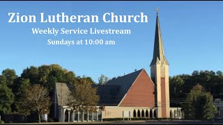 Sunday Service for December 17 2023 – Zion Lutheran Church Schenectady NY [upl. by Euton]