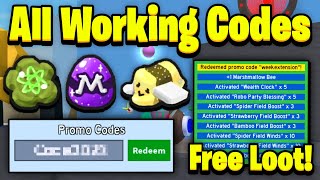 ALL Working Codes 2023  Bee Swarm SImulator [upl. by Jock]