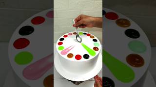 3kg Cake मैं कटूंगी Rainbow 🌈 Colour Cake cakedesign youtubeshorts shorts art food video [upl. by Eeralih]