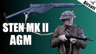 Sten MK II AGM  AIRSOFT WW2 VIDEO REVIEW [upl. by Robins]