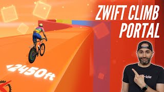 Zwift Climb Portal Gamified Virtual Climbing [upl. by Steinman]