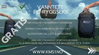 GRATIS Vanntett PCryggsekk i sett med hel ergonomisk KENT kontorstol KMS INTERIØR Kontorinnredning [upl. by Nnaeilsel986]