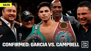 CONFIRMED Ryan Garcia vs Luke Campbell [upl. by Jule]