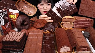 초코 파티🍫요즘 핫한 마시멜로우 스모어 초콜릿 케이크 도넛 초콜릿 디저트 먹방 Marshmallow Chocolate Dessert ASMR MuKBang [upl. by Oironoh]