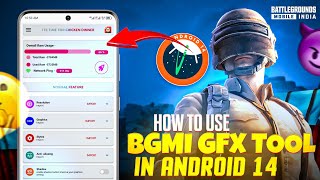 HOW TO USE BGMI GFX TOOL 90 FPS IN ANDROID 13 14  BGMI 32 UPDATE WORKING 😍 [upl. by Ollehcram825]