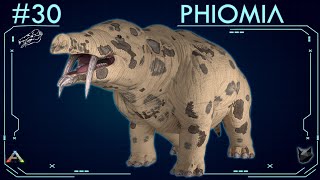 TODO SOBRE EL PHIOMIA 30  ARK Survival Evolved  Dossiers La Isla [upl. by Burg]