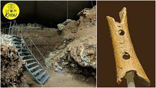 An Archaeologist Was Exploring A Cave In Europe When He Found An Incredible 43000 Year Old Relic [upl. by Rycca180]