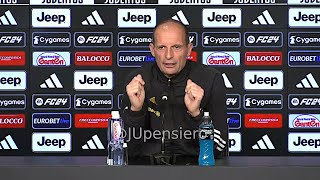 Conferenza stampa ALLEGRI pre MonzaJuve quotIl mio futuro Vi spiego RabiotScudetto Non entroquot [upl. by Kaye637]