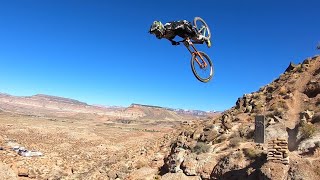 Brendan Fairclough 50 FOOT CANYON GAP REDBULL RAMPAGE [upl. by Budde960]