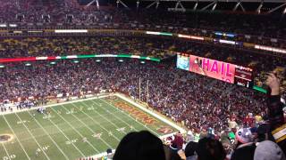 Washington Redskins Fight song with cheerleaderワシントン レッドスキンズ 応援歌 [upl. by Glynn457]