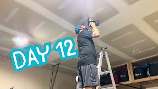 Install a Honeywell Shop Light and Weight Loss Update  Day 12 [upl. by Scharff872]