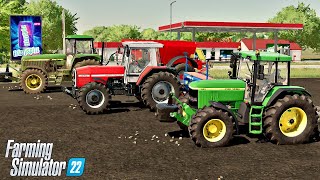 Wszystkie traktory na polach  Farming Simulator 22 [upl. by Aihsoek]